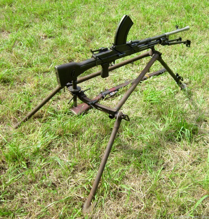 Bren Mark I full parts kit w/Mk1 tripod & early AA SMLE rig; $1k/month-img-35