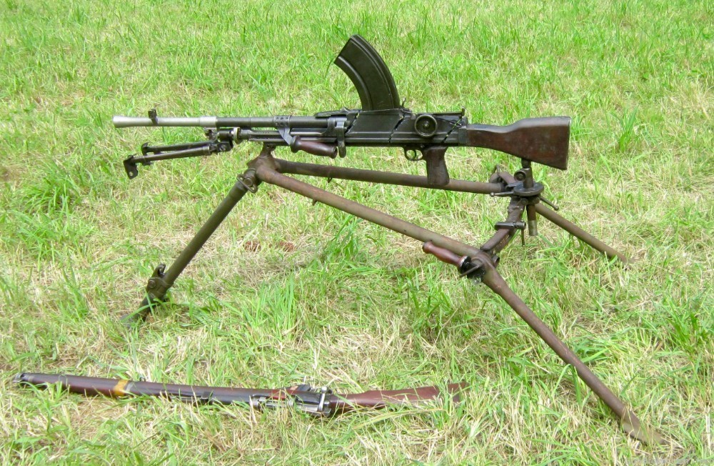 Bren Mark I full parts kit w/Mk1 tripod & early AA SMLE rig; $1k/month-img-11