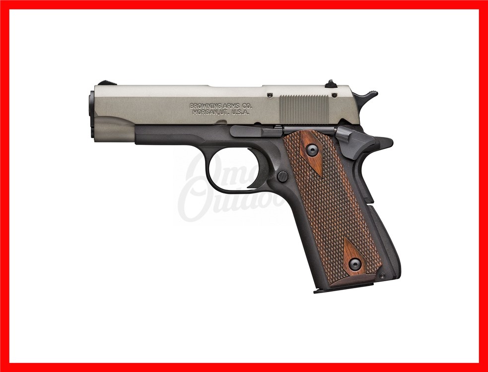 Browning 1911-22 A1 Compact 10 RD 22LR 3.63" Gray Pistol 051880490-img-0