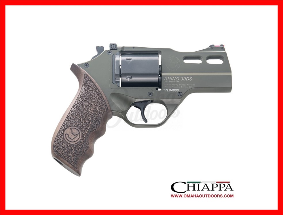 Chiappa Rhino 30DS 6 RD 357 Magnum 3" OD Green Revolver 340-285-img-0