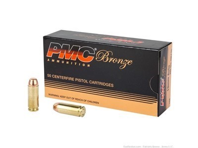 100 ROUNDS (2 BOXES) PMC 10MM 200GRAIN FMJ PMC10A NIB!
