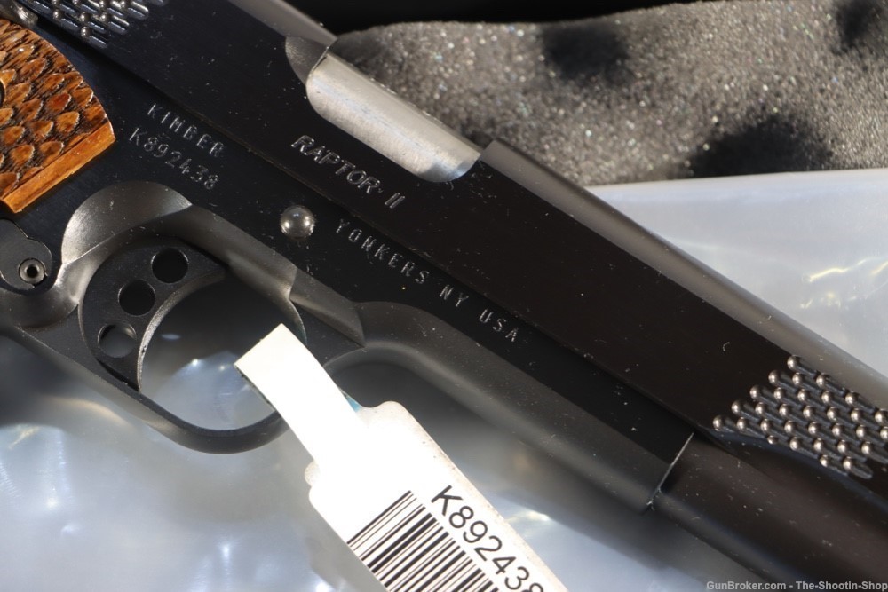 Kimber Model RAPTOR II 1911 Pistol 45ACP Night Sights 8RD MAG NEW 5" Blued -img-14