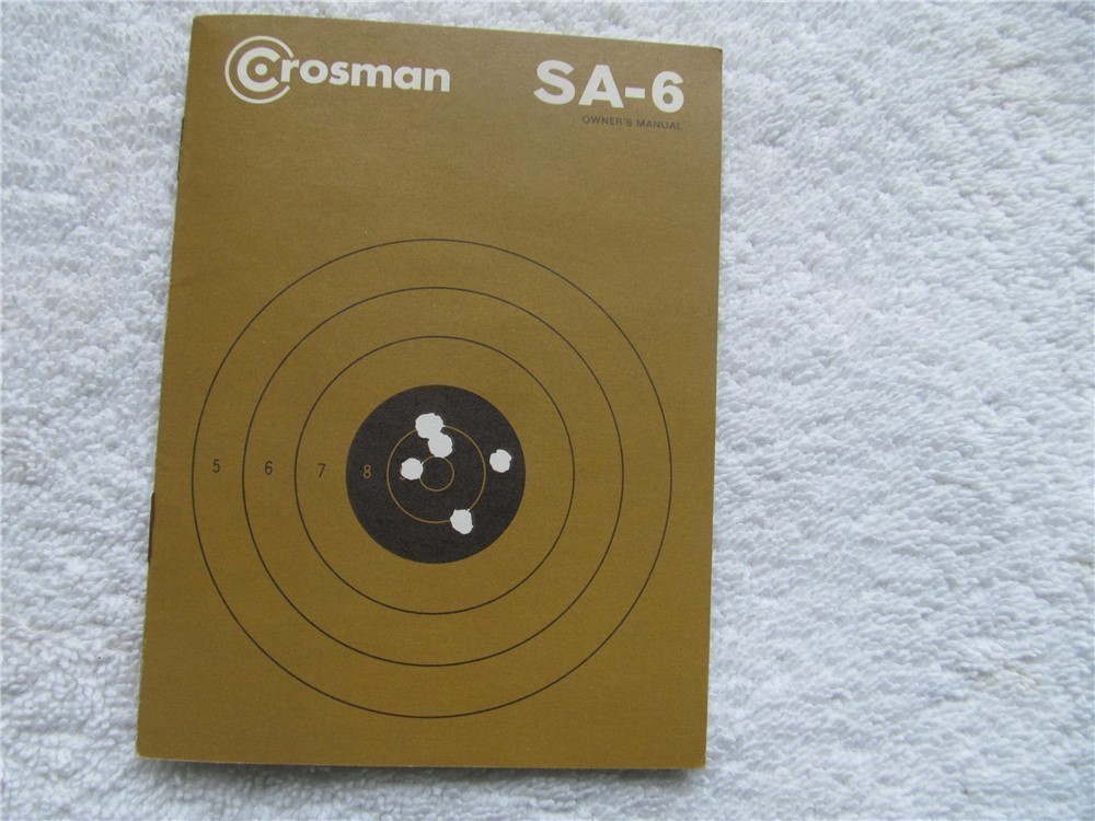 Crosman SA-6 Owner's Manual-img-0