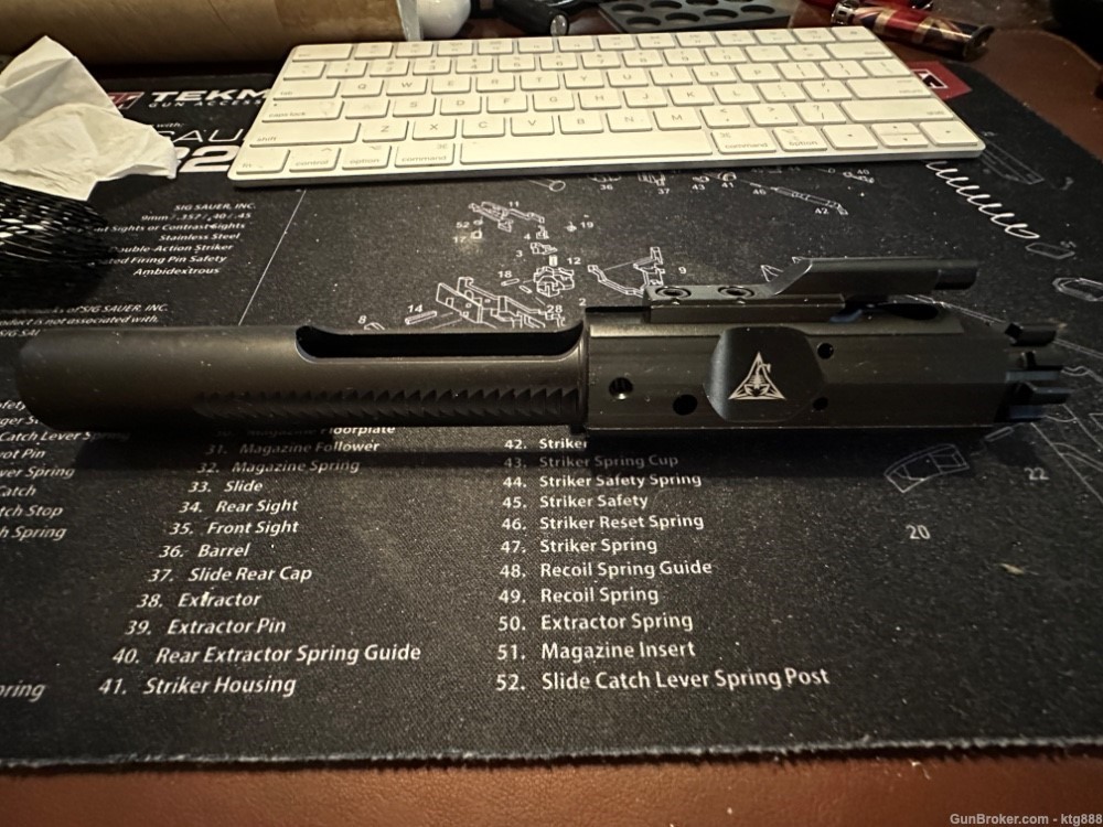 Rise Armament Black Nitride AR10 Bolt Carrier Group/AR10 BCG-img-2