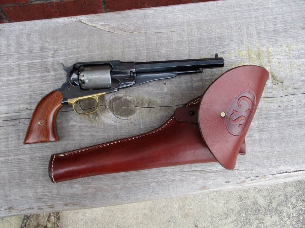 Pietta Remington 1858 Army Model 44 Cal Black Powder Percussion Revolver-img-0