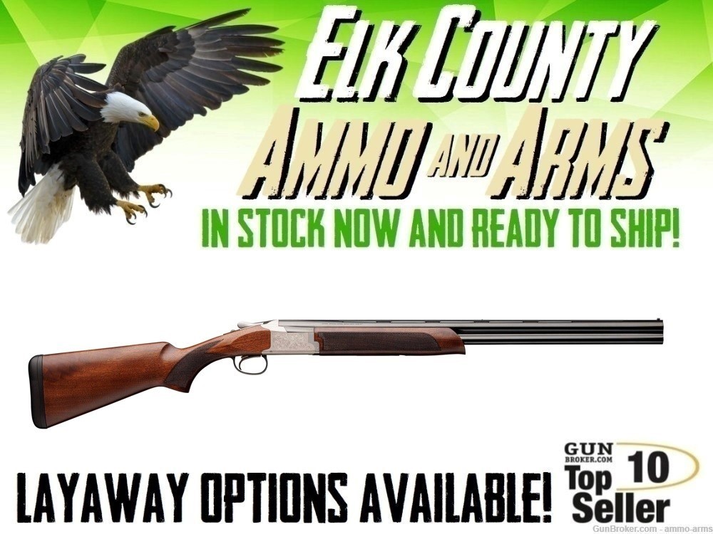 Browning Citori 725 Feather 12 Gauge Over Under 28" Walnut 0182093004-img-0