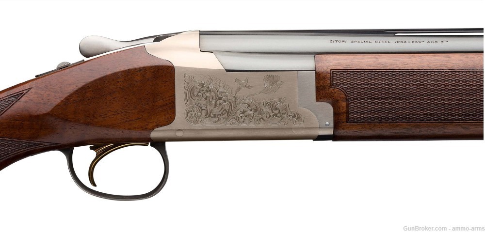 Browning Citori 725 Feather 12 Gauge Over Under 28" Walnut 0182093004-img-3