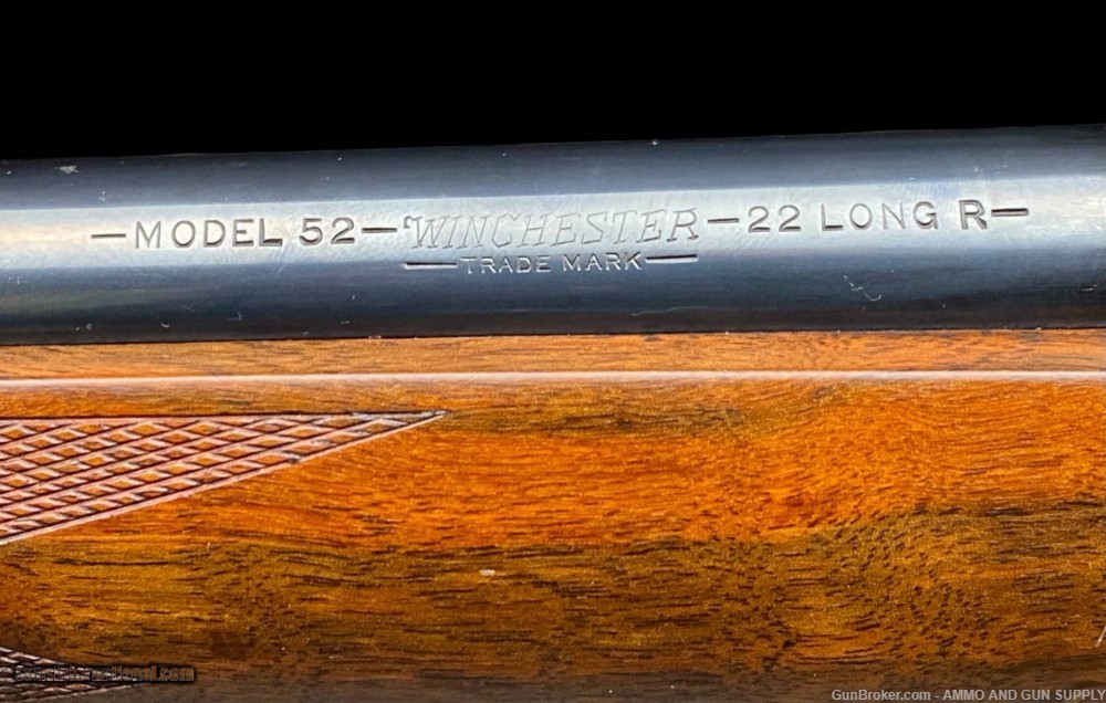 1925 WINCHESTER MODEL 52 SPORTER CUSTOM - BEAUTIFUL GUN 22LR -HEAVY BARREL -img-11