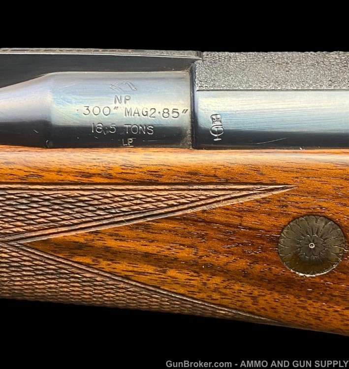 HOLLAND & HOLLAND EXPRESS RIFLE 300 H&H W/ 30MM MOUNTS - THE FINEST SAFARI-img-9