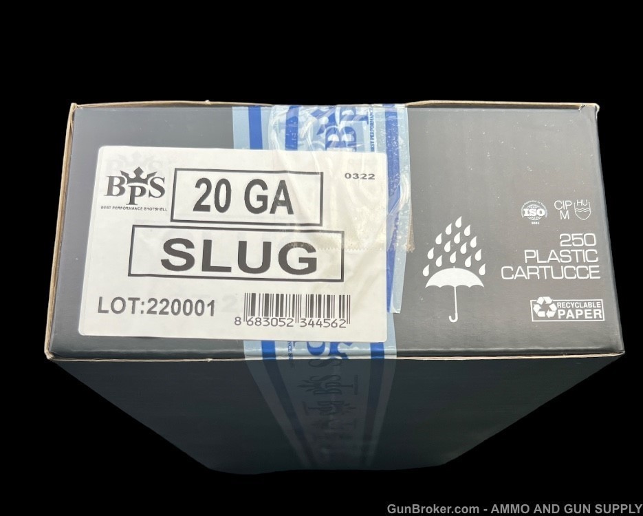 BPS 20GA RIFLED SLUG - 2.75" 22 GR - 250-RD/CASE - BUY NOW!-img-6