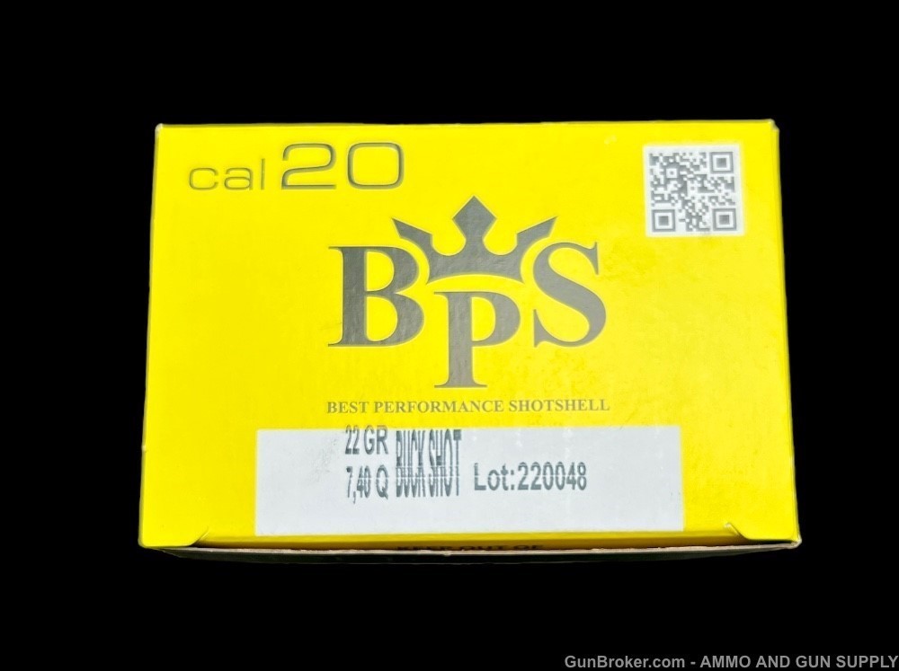 BPS 20GA 0-BUCK - 2.75" 22 GR - BUCK SHOT - 250-RD/CASE - BUY NOW! -img-1