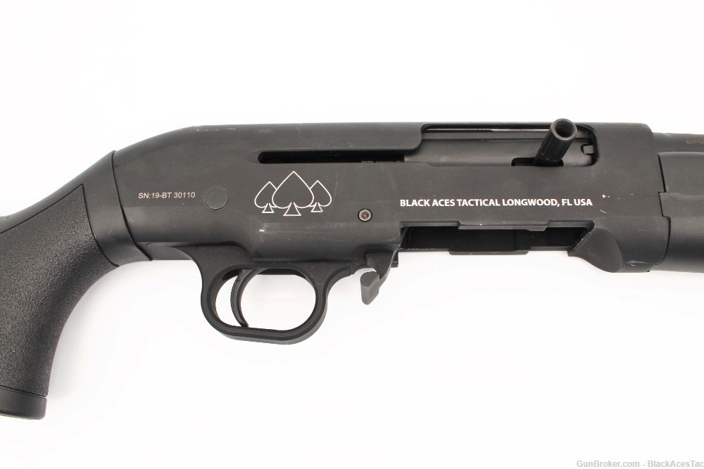 Black Aces Tactical Pro M Pump Blk Syn 12GA 18.5"-img-2