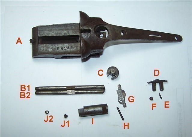 Crescent Hammerless shotgun cocking rod, l or r-img-0