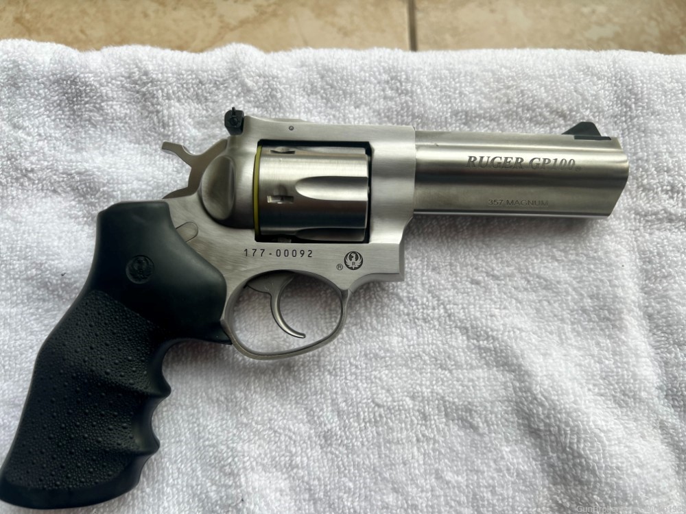 Beautiful Ruger GP100 .357 Magnum Stainless-img-0
