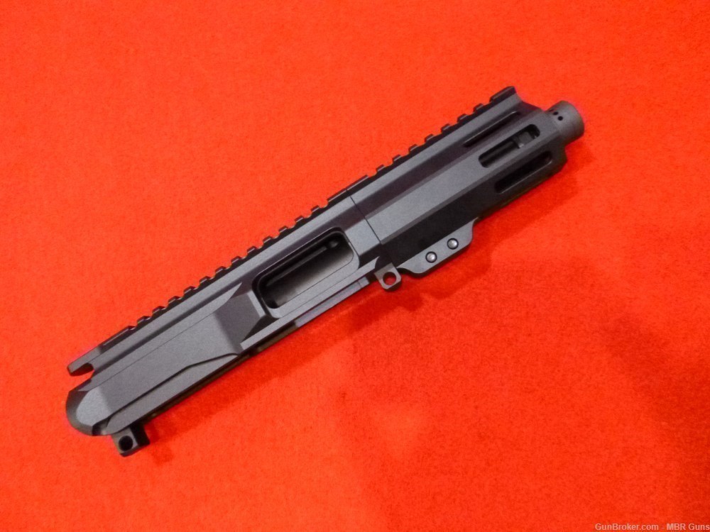 AR 15 9mm Compact Upper Assembly 4.5" Nitride Barrel 4" M-Lok Handguard-img-0