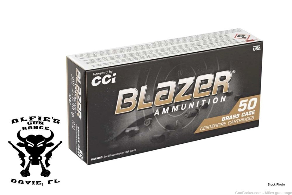 Blazer Ammunition 380 ACP 95 Grain 1000 Rounds-img-0