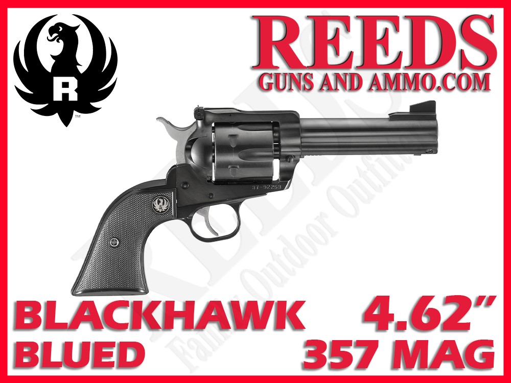 Ruger Blackhawk Blued 357 Mag 4.62in 6 Shot 0306-img-0