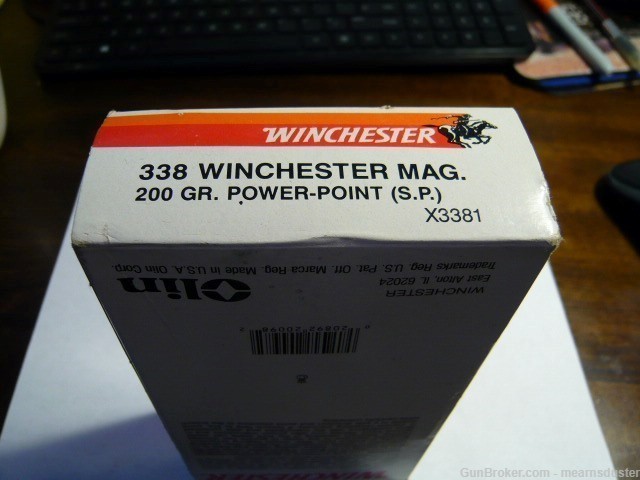 Winchester 338 Win Mag 200 gr Power Point SP-img-0