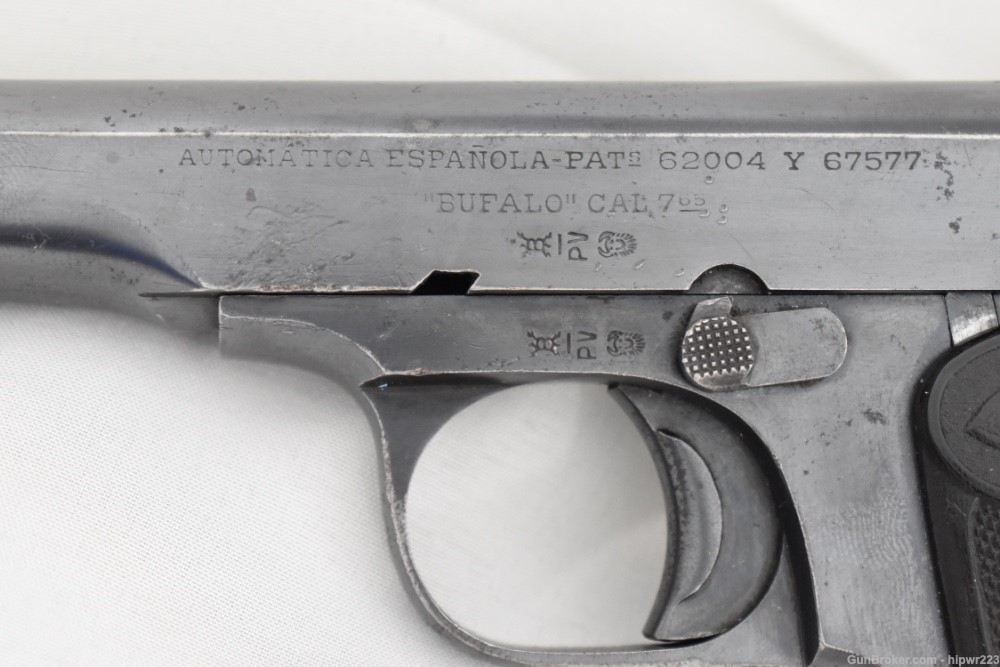 Automatica Espanola .32 ACP BUFALO vest pocket pistol C&R OK-img-11