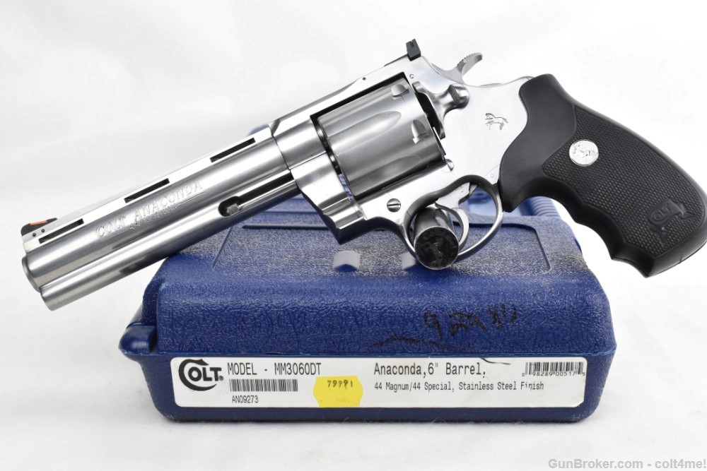 1999 Drilled and Tapped Colt Anaconda 6" .44 Magnum MM3060DT -img-0
