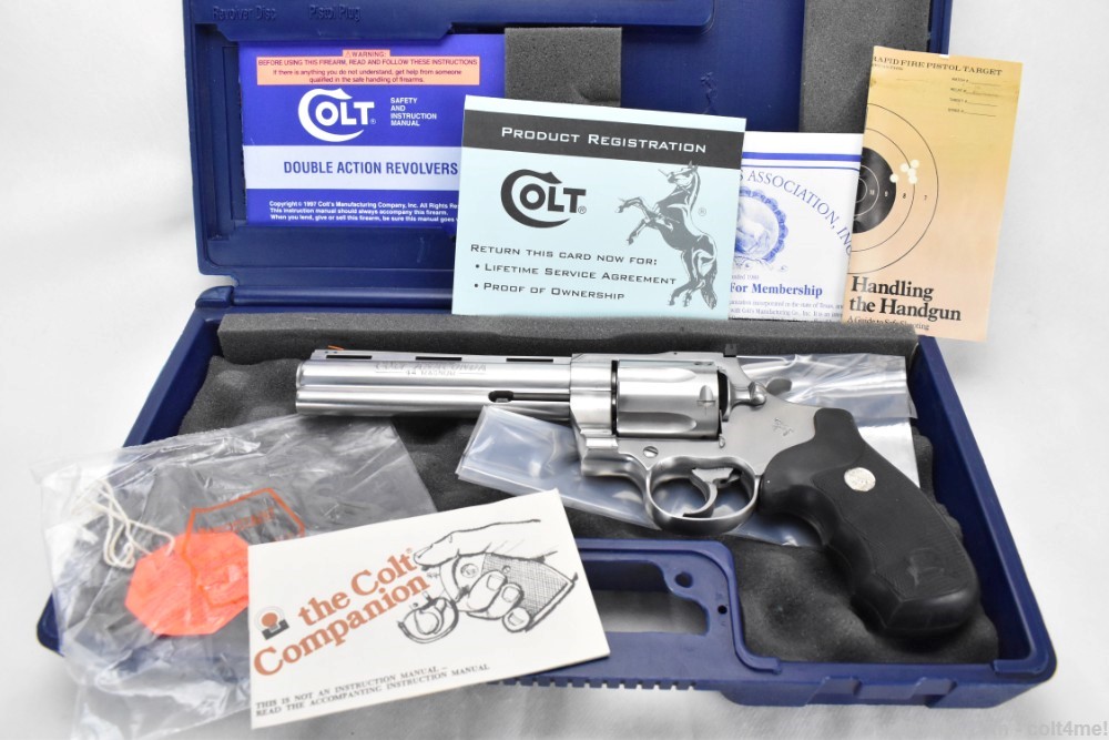 1999 Drilled and Tapped Colt Anaconda 6" .44 Magnum MM3060DT -img-36