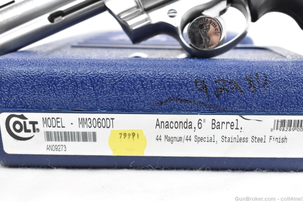 1999 Drilled and Tapped Colt Anaconda 6" .44 Magnum MM3060DT -img-1