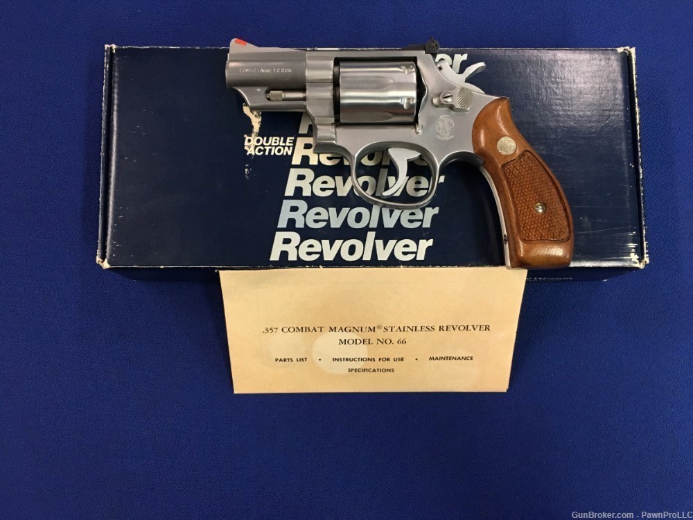 Smith & Wesson 66-2, comes w/ factory box & papers, .357 magnum-img-3