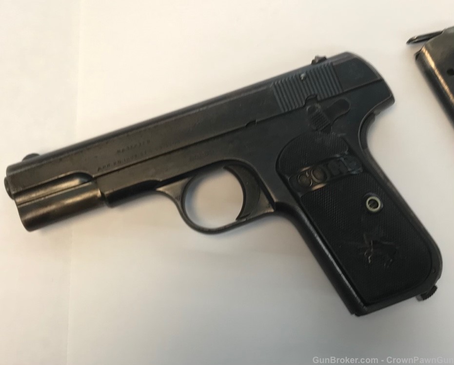 Colt Automatic M1908 Pocket hammerless 380 pistol-img-1