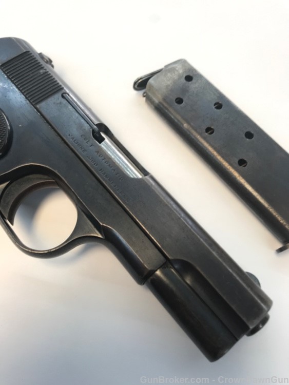 Colt Automatic M1908 Pocket hammerless 380 pistol-img-5