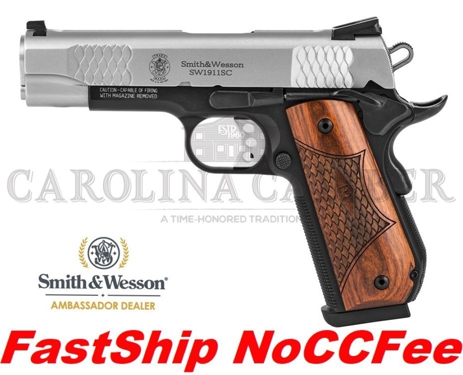 S&W SMITH AND WESSON SW1911SC 45ACP SCANDIUM 108485-img-0