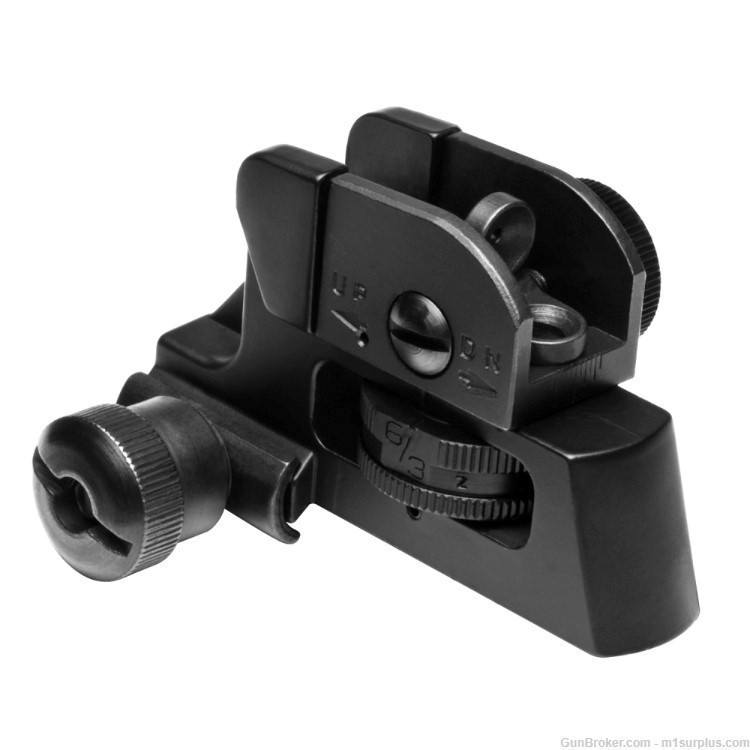  Fixed Position A2 Picatinny Mount Rear Aiming Sight AR556 SIG M400 MSR-15 -img-1