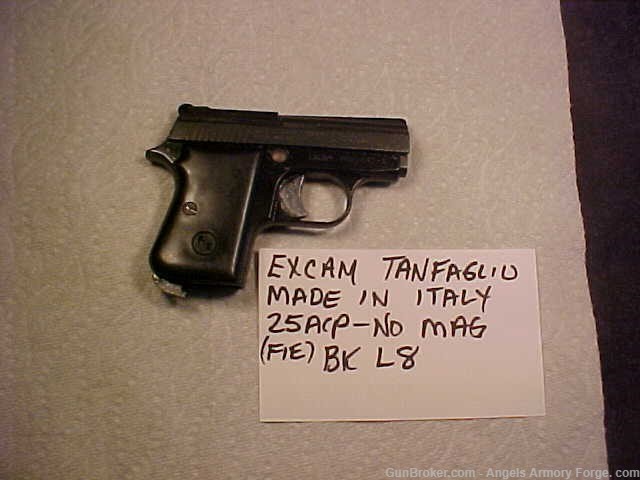 Book# L8 Excam Tanfagio Caliber 25 ACP - Made in Italy-img-1