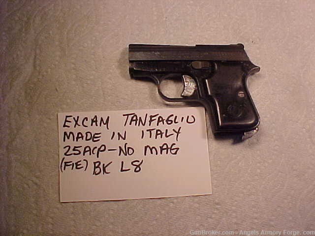 Excam Tanfagio Caliber 25 ACP - Made in Italy-img-0