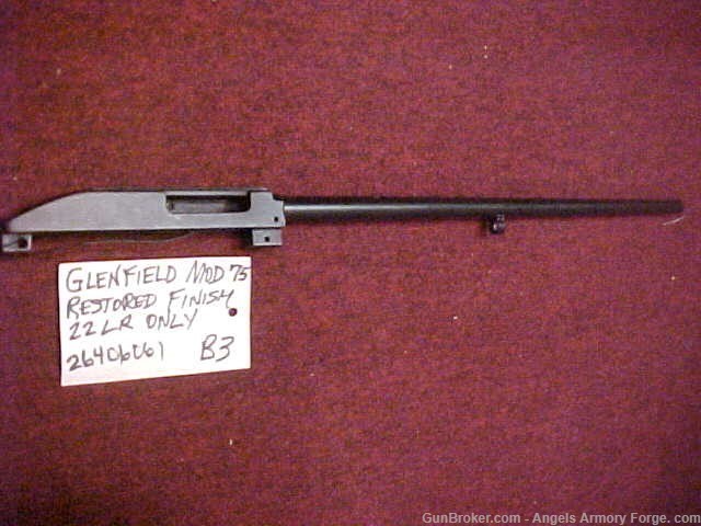 Marlin Glenfield Model 75 22 Caliber Rifle Frame & Barrel-img-1