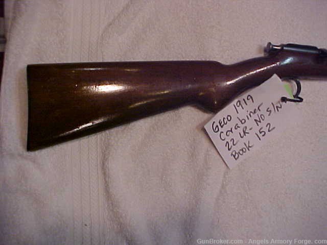 1919 Geco Carrabiner 22 Caliber Bolt Action Rifle-img-0