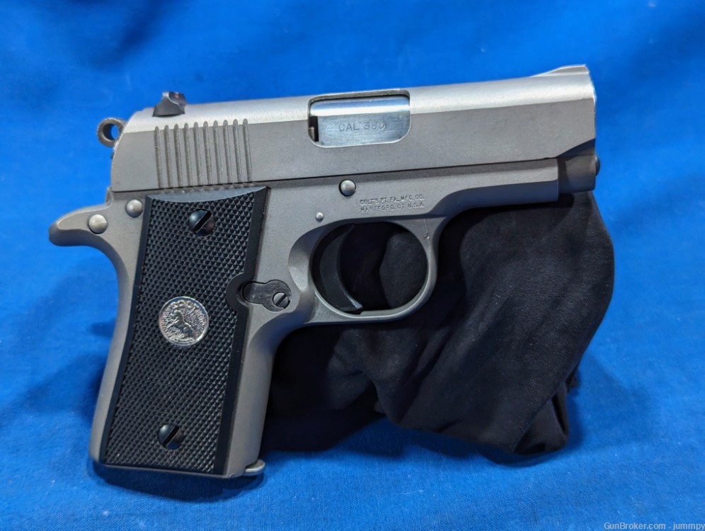 Colt Mustang 380 mfg: 1998 W/Factory case-img-2