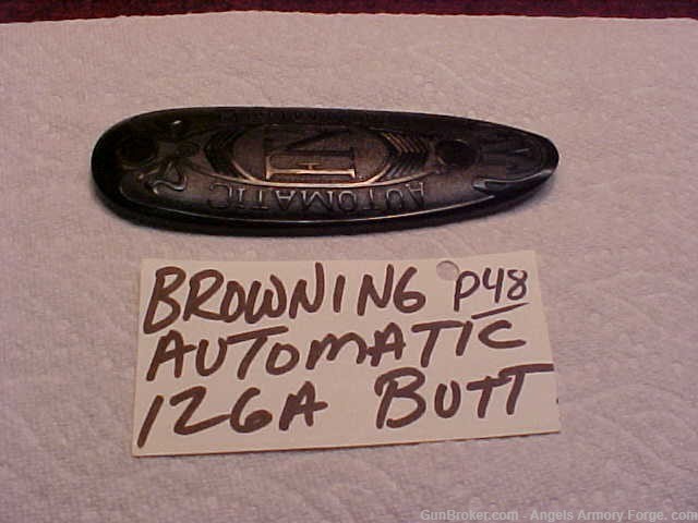 Browning A5 Automatic Factory Original Buttplate-img-0
