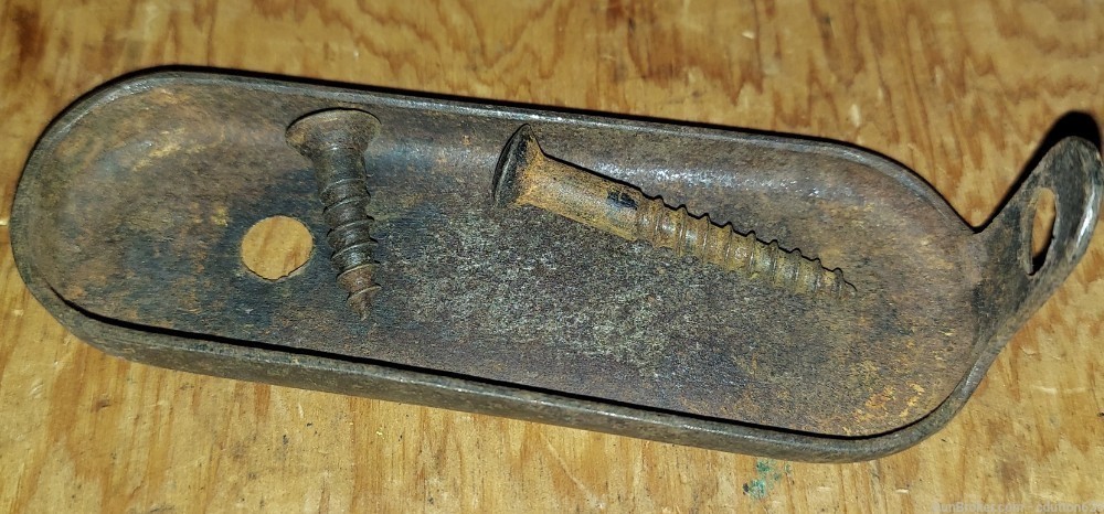 Japanese Type 99 Arisaka buttplate & screws - original-img-0