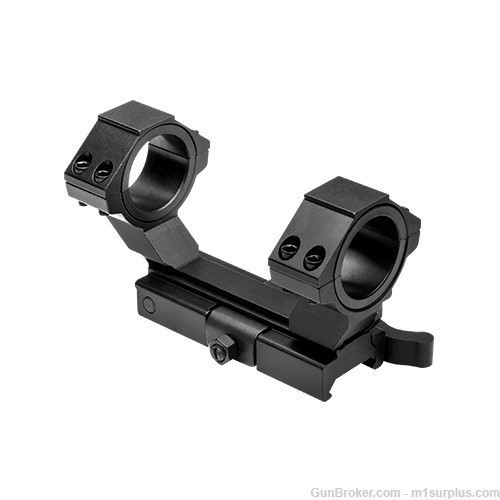 Quick Release 30mm 1" Cantilever Scope Ring Mounts Ruger SR556 ATI GSG-16 -img-2