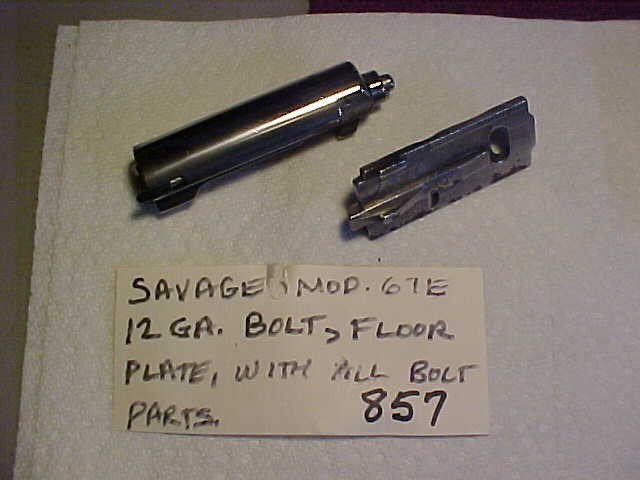 Savage Model 67E - 12 Ga Bolt, Floor Plate with all parts-img-0