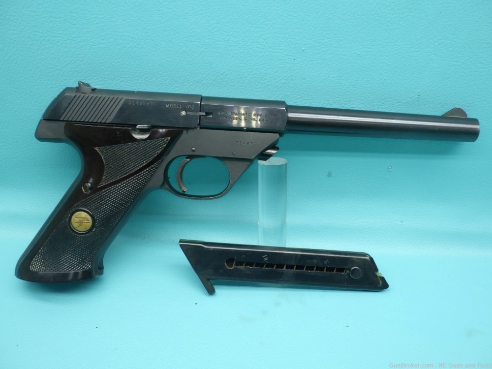 High Standard 103 Sport King 6.75"bbl Pistol W/ 2 Mags MFG 1968-img-0