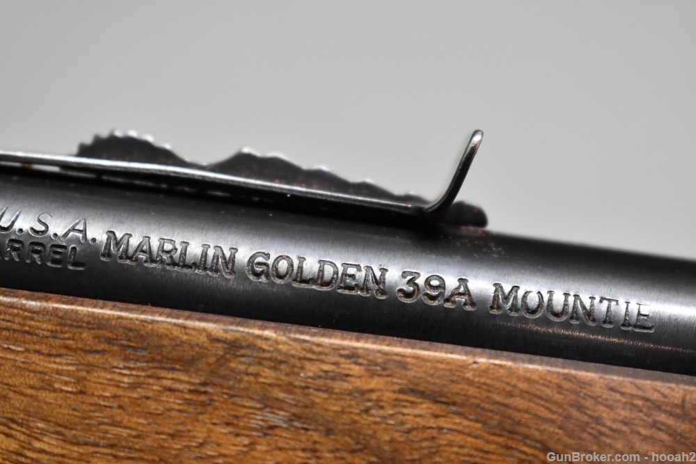 Marlin Golden 39A Mountie Lever Action Carbine 22 S L LR 1966 C&R-img-33