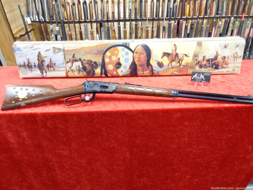 Winchester Model 94 Chief Crazy Horse Commemorative 1894 38-55 WE TRADE BUY-img-0