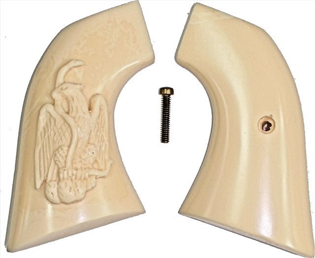 Beretta Stampede SA Grips, Mexican Eagle W/ Snake-img-0