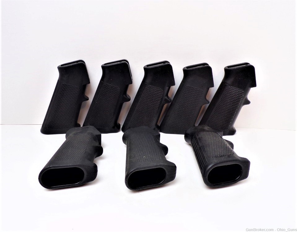AR15 Take-Off Grips No Bolts - Lot of 8-img-1