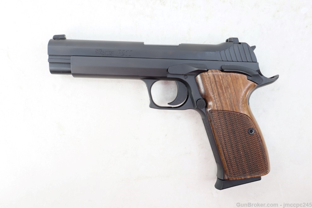 Very Nice Sig Sauer p210 9mm Pistol W/ Original Box Made In 2020 2 Mags 5" -img-6