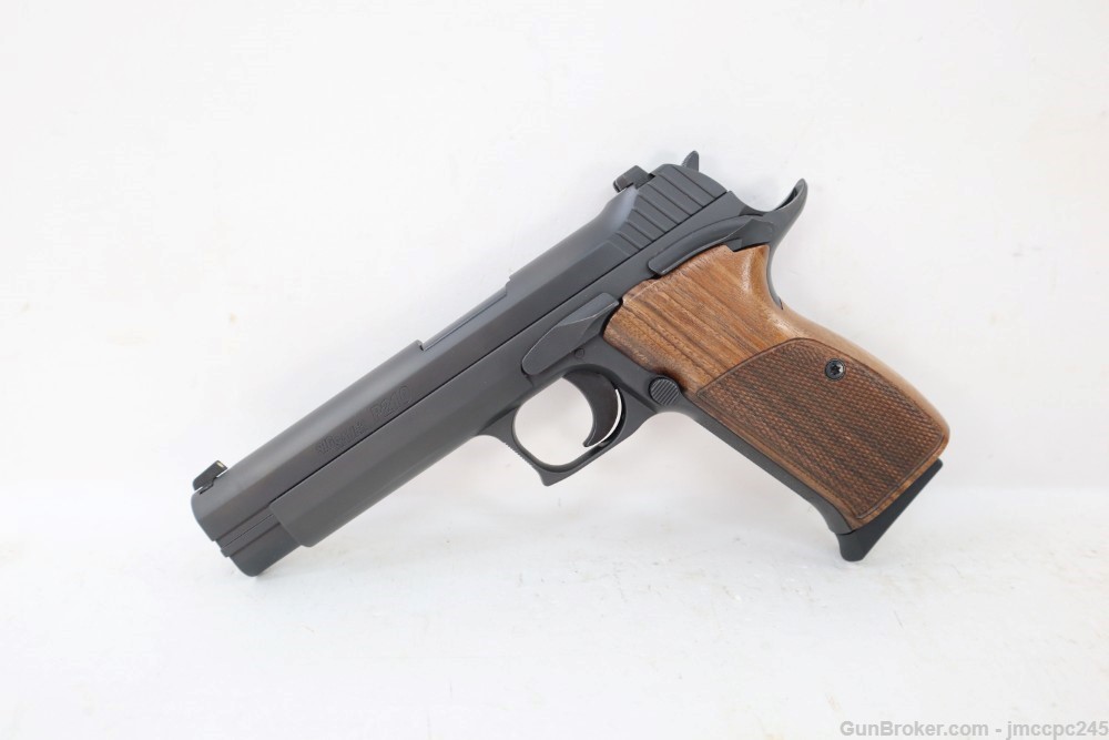 Very Nice Sig Sauer p210 9mm Pistol W/ Original Box Made In 2020 2 Mags 5" -img-4