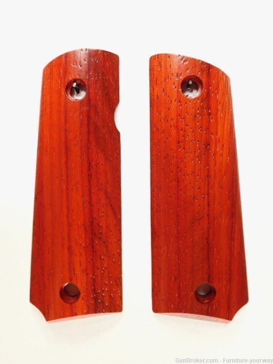 Finished Padauk Grips for Browning 1911-22 1911-380 Grips-img-0