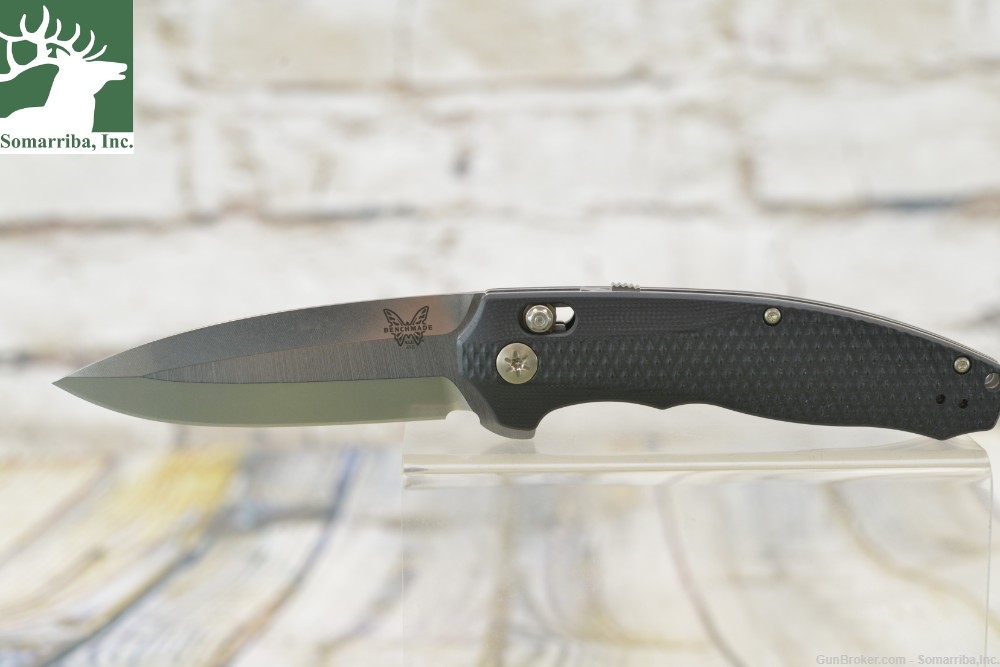 BENCHMADE KNIFE 495 VECTOR, AXIS ASSIST FLIPPER, 3.60" CPM-S30V STAINLESS -img-0