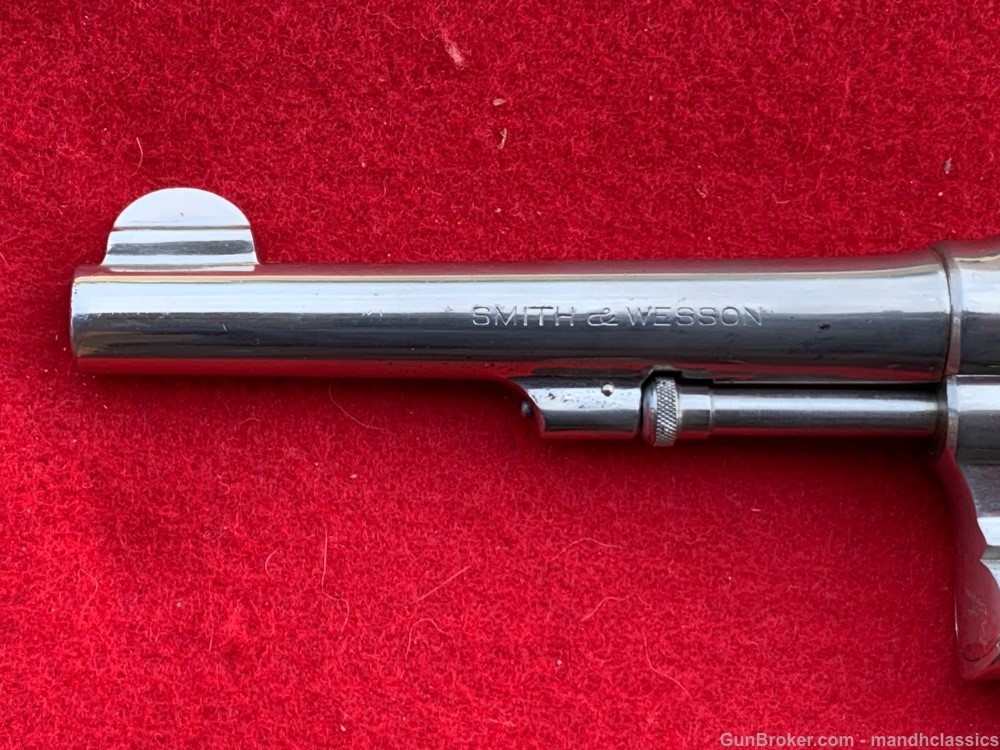 Nice 1920 Smith & Wesson M&P, 5", NICKEL, 38 Spec-img-8